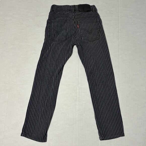 Lot 3 Levi’s Kids Boys 5 Regular 510 Super Skinny Jeans Blue Striped Distressed - Picture 3 of 16